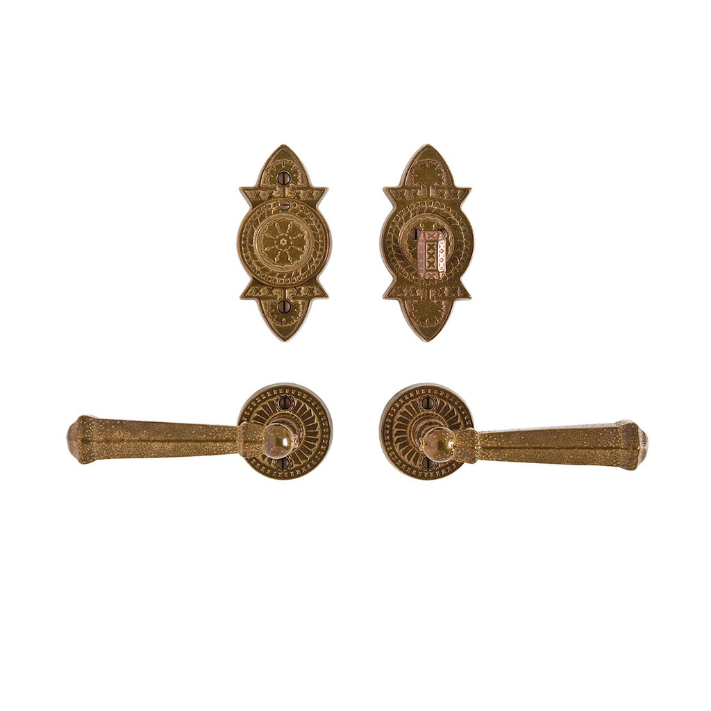 Juego de entrada Briggs redondo 2 1/2" — Rocky Mountain Hardware bronce macizo