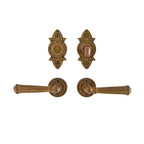 Juego de entrada Briggs redondo 2 1/2" — Rocky Mountain Hardware bronce macizo