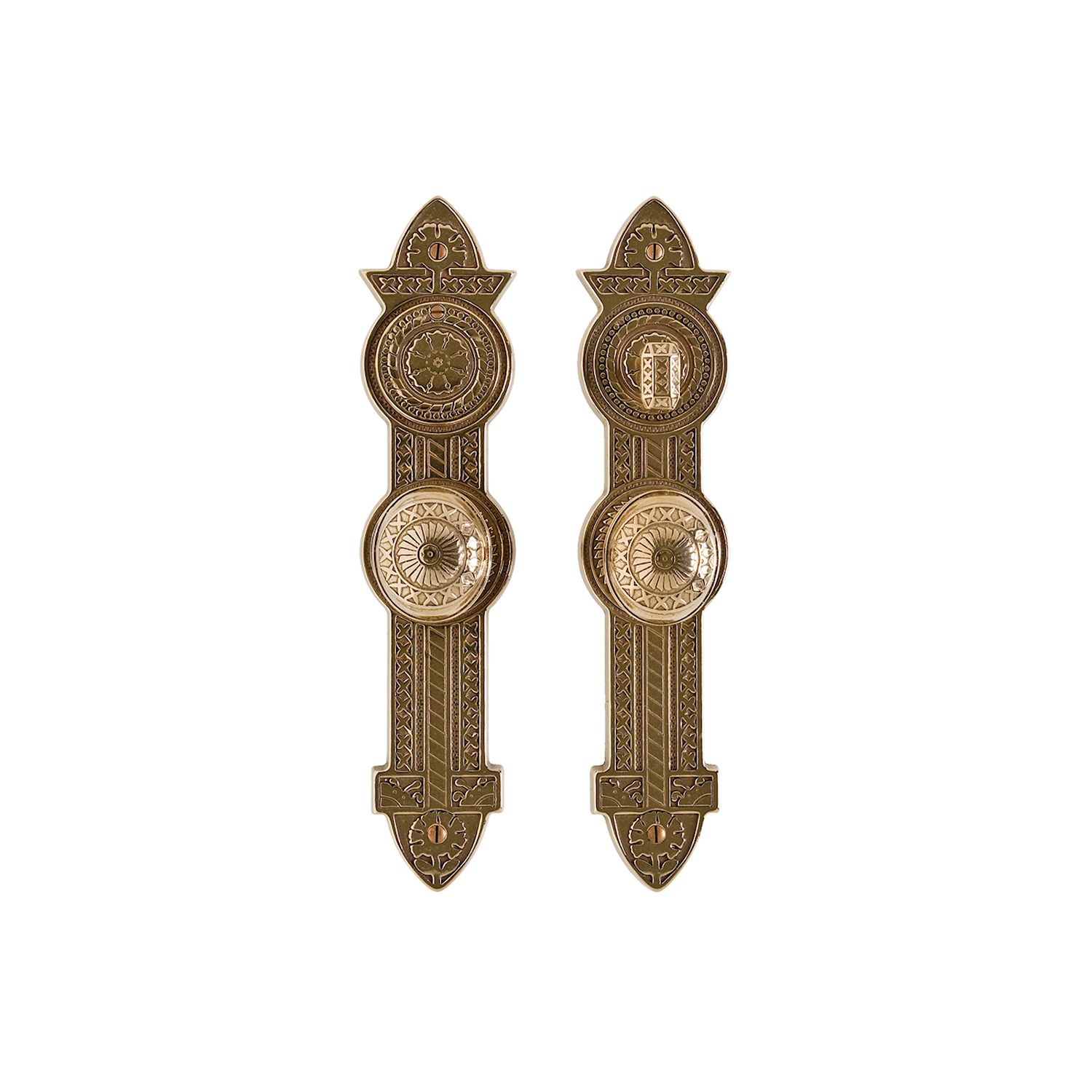 Juego de entrada Briggs 3" x 13" — Rocky Mountain Hardware bronce macizo