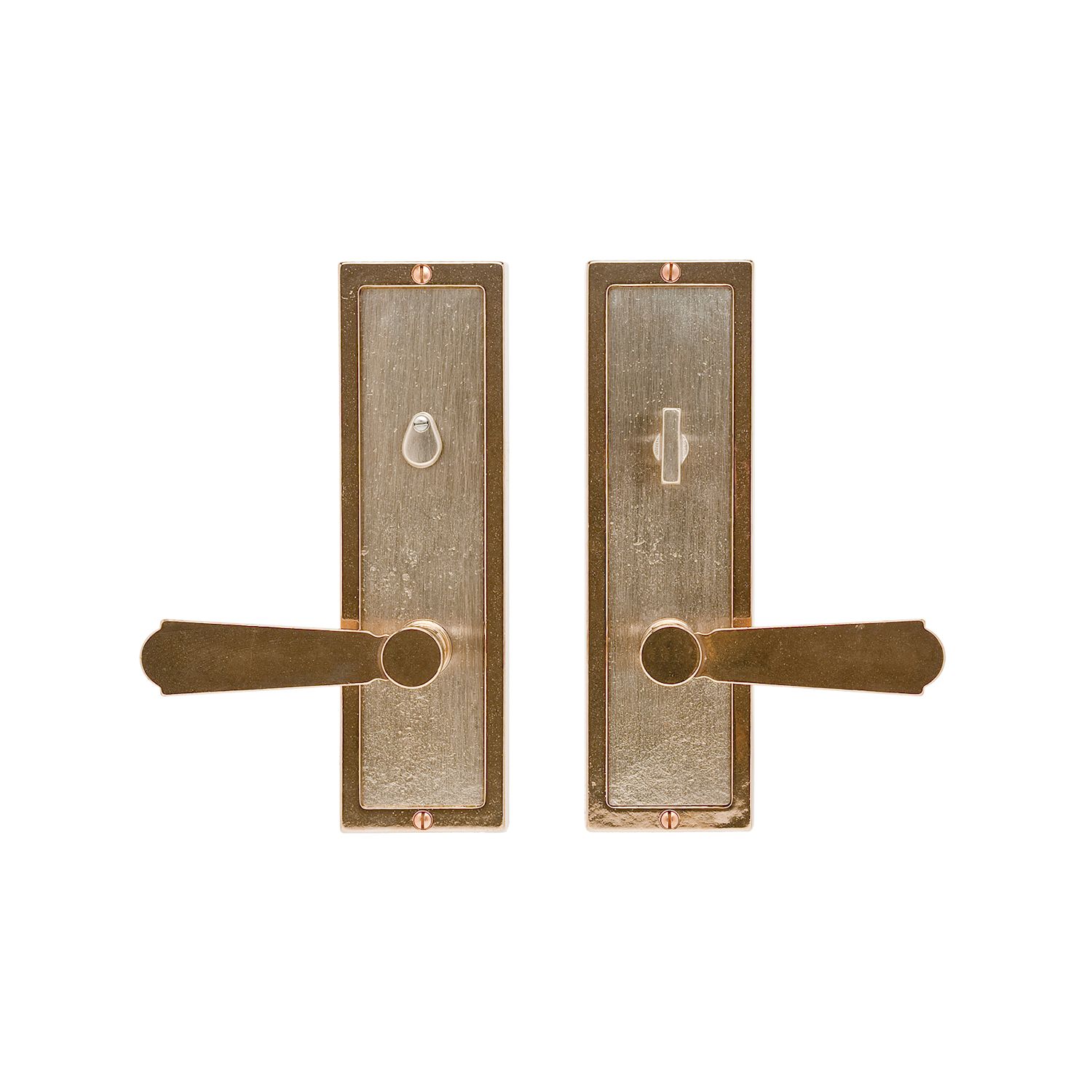 uego Interior Designer Textures 3" x 10" — Rocky Mountain Hardware bronce macizo