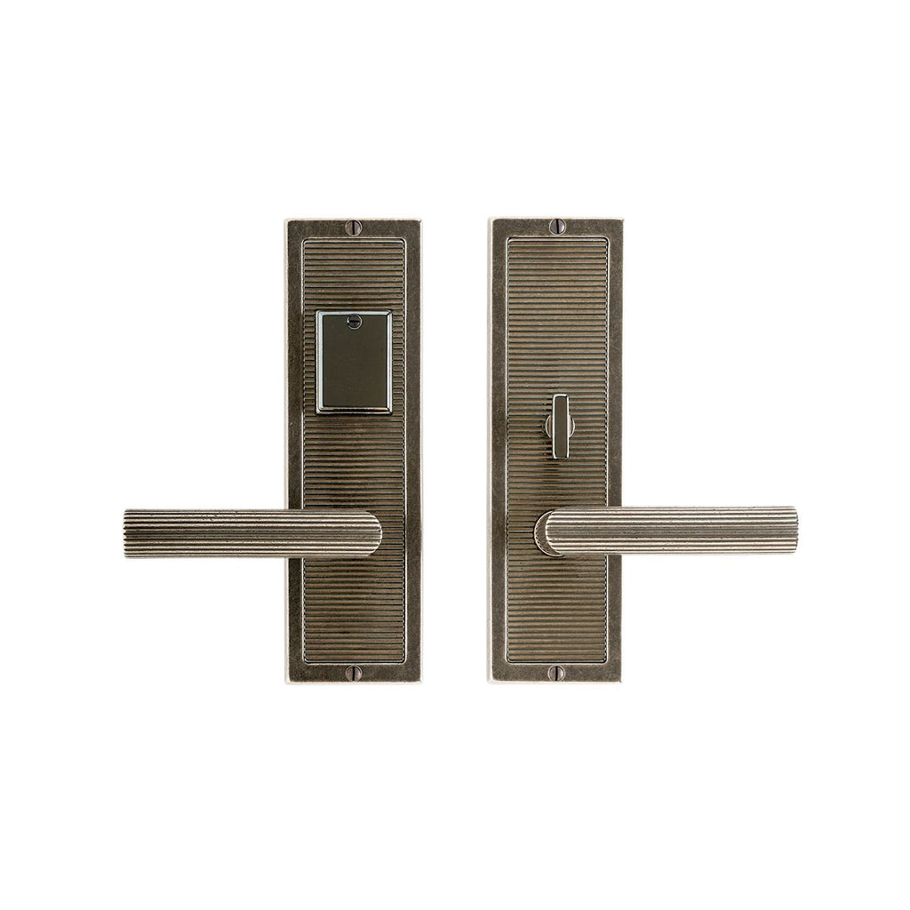 uego de Entrada Flute 3" x 10" — Rocky Mountain Hardware bronce macizo
