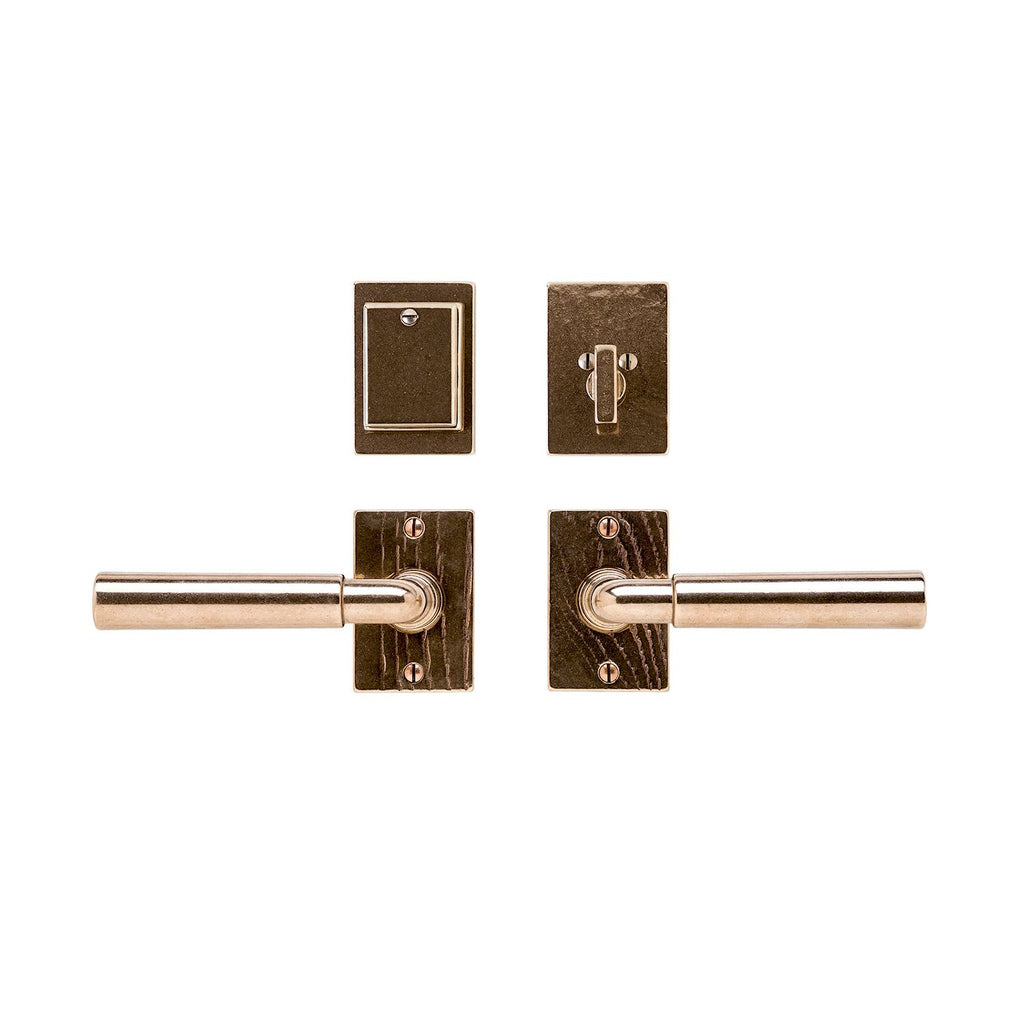 uego de Entrada Edge 2" x 3" — Rocky Mountain Hardware bronce macizo