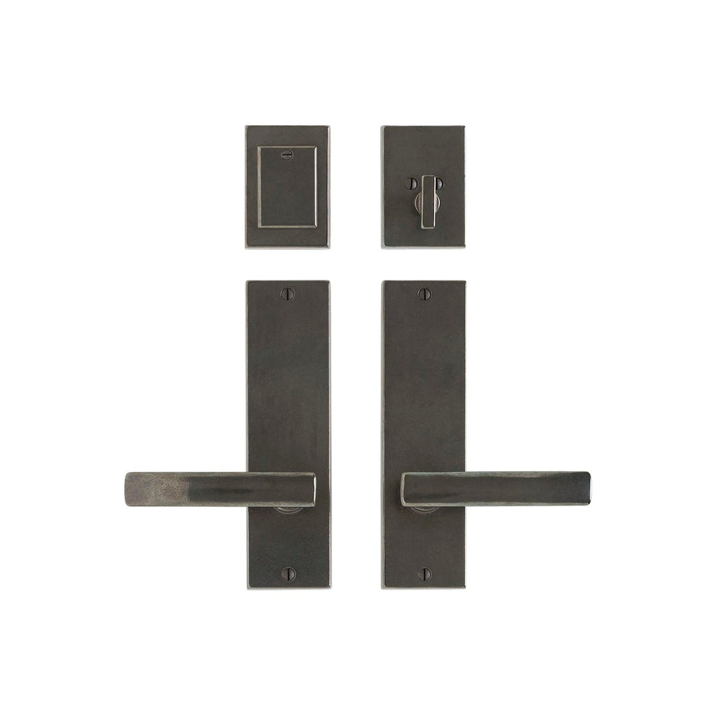 uego de Entrada Metro 2 1/4" x 8" — Rocky Mountain Hardware bronce macizo