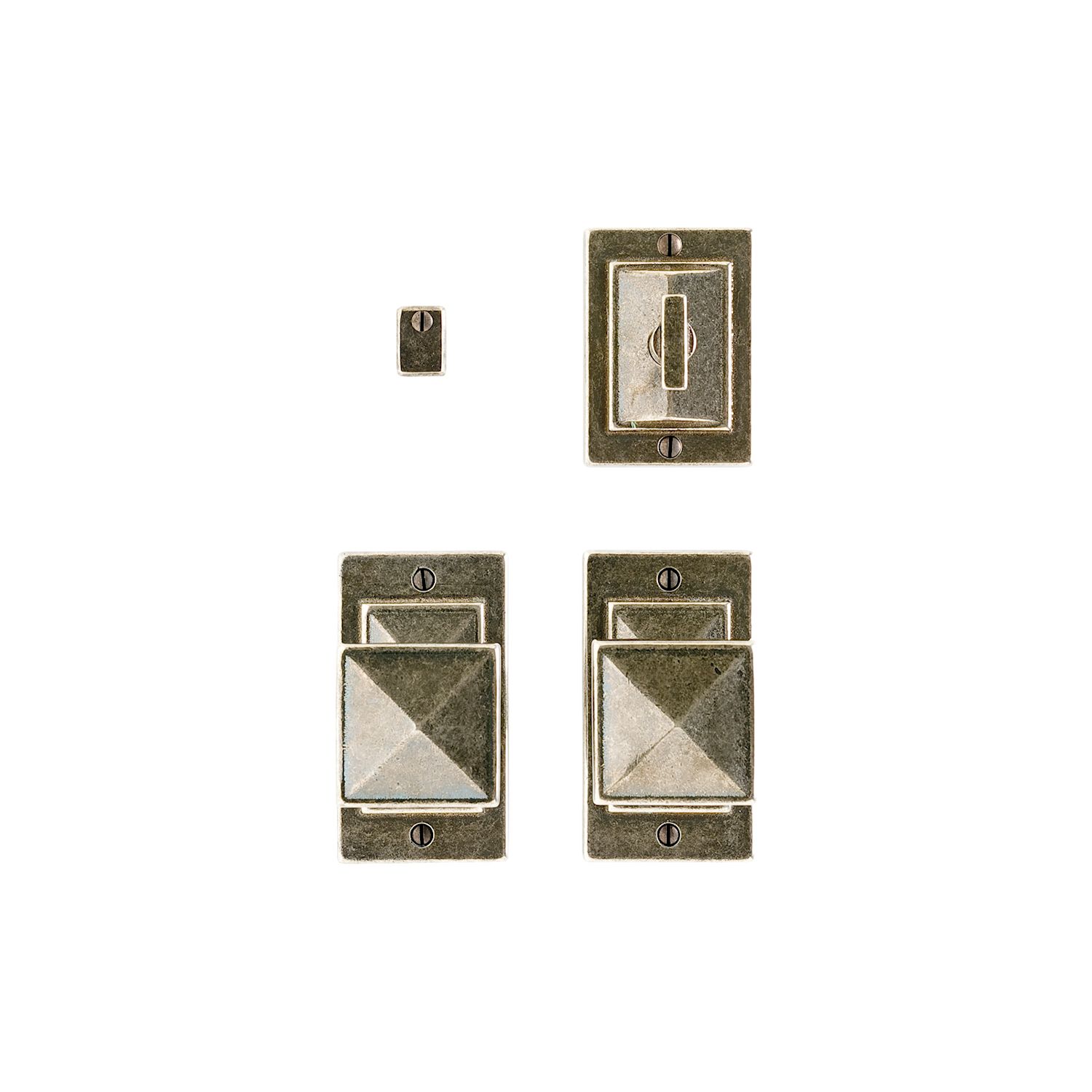 uego Interior Mack 2 1/2" x 4 1/2" — Rocky Mountain Hardware bronce macizo