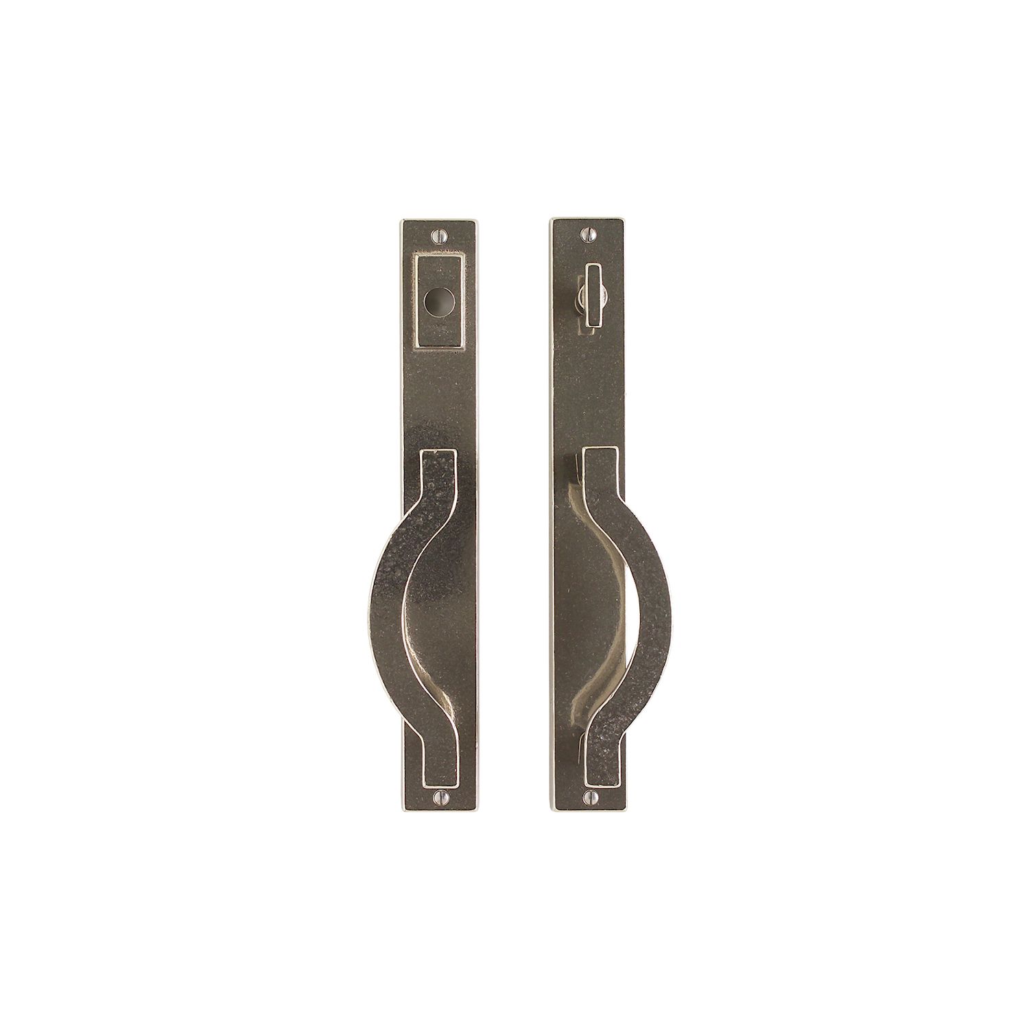 erraje para Puerta Corrediza Metro 1 3/4" x 13" — Rocky Mountain Hardware bronce macizo