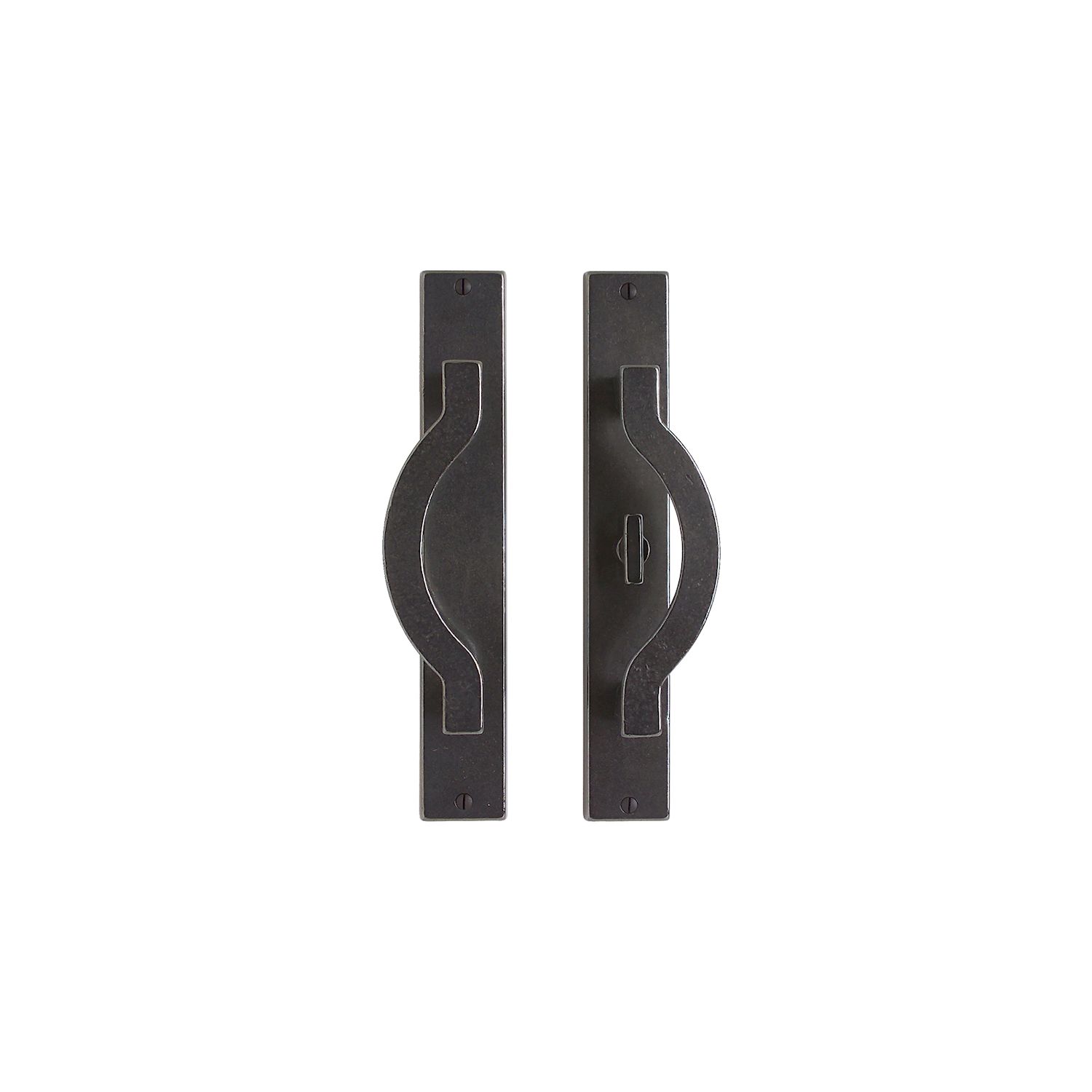 erraje para Puerta Corrediza Metro 1 3/4" x 11" — Rocky Mountain Hardware bronce macizo