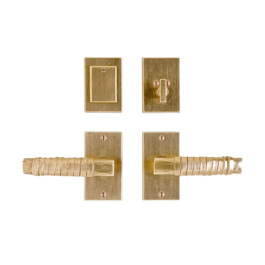 uego de Entrada Metro 2 1/2" x 4 1/2" — Rocky Mountain Hardware bronce macizo