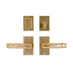 uego de Entrada Metro 2 1/2" x 4 1/2" — Rocky Mountain Hardware bronce macizo