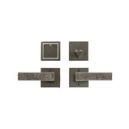 uego de Entrada Trousdale 3" x 3" — Rocky Mountain Hardware bronce macizo