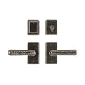 uego de Entrada Hammered 2 1/2" x 4 1/2" — Rocky Mountain Hardware bronce macizo