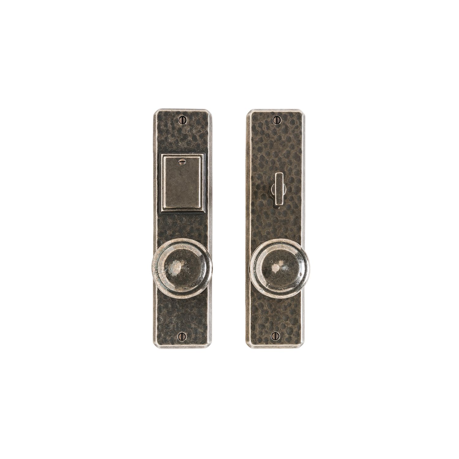 uego de Entrada Hammered 2 1/2" x 10" — Rocky Mountain Hardware bronce macizo
