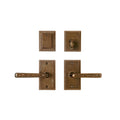 uego de Entrada Stepped 2 1/2" x 4 1/2" — Rocky Mountain Hardware bronce macizo