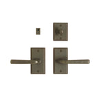 uego Interior Stepped 2 1/2" x 4 1/2" — Rocky Mountain Hardware bronce macizo
