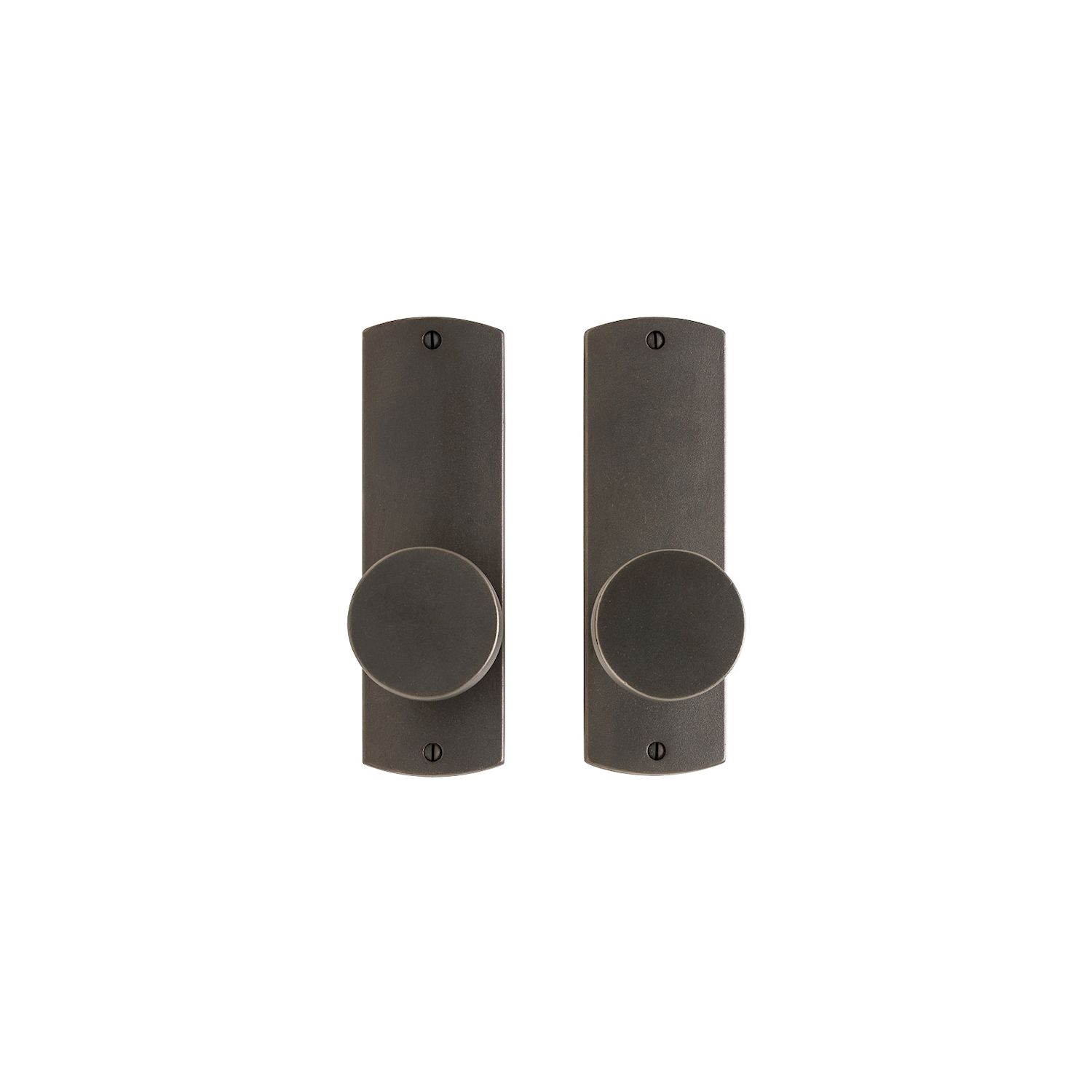 uego Interior Convex 2 1/2" x 8" — Rocky Mountain Hardware bronce macizo