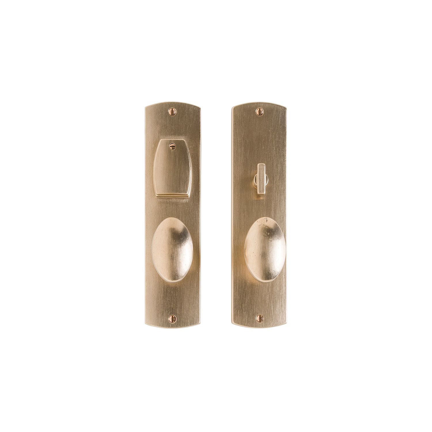 uego de Entrada Convex 2 1/2" x 10" — Rocky Mountain Hardware bronce macizo
