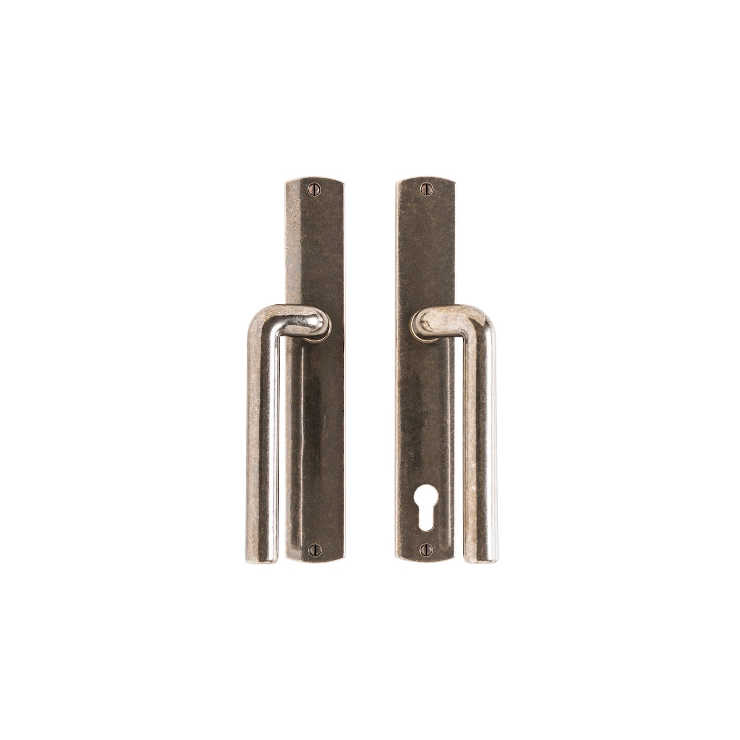 erraje para Puerta Corrediza Convex 1 3/4" x 11" (cilindro perfil) — Rocky Mountain Hardware bronce macizo