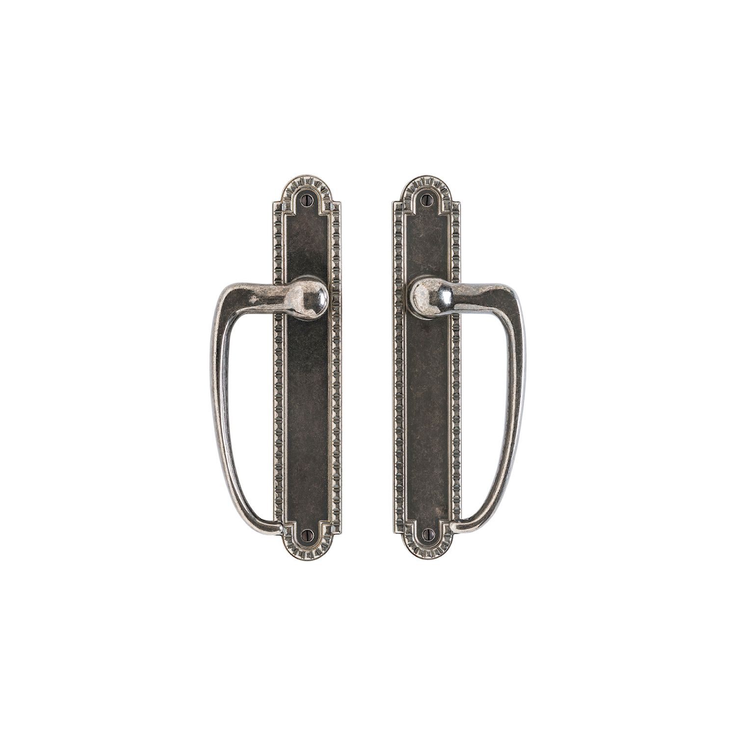 erraje para Puerta Corrediza Corbel Arched 2" x 11" (cilindro perfil) — Rocky Mountain Hardware bronce macizo