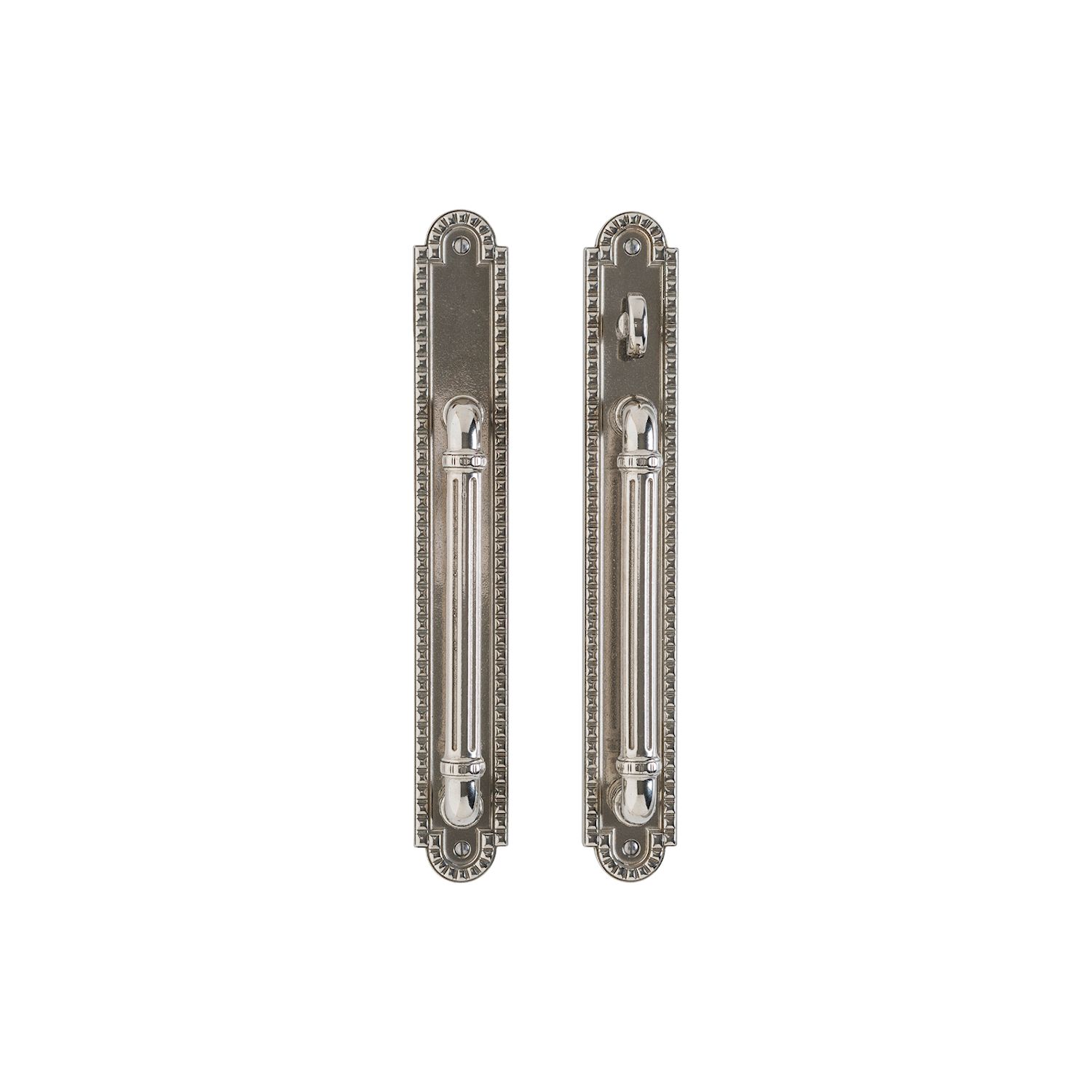 erraje para Puerta Corrediza Corbel Arched 2" x 14" — Rocky Mountain Hardware bronce macizo