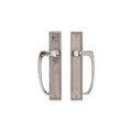 erraje para Puerta Corrediza Corbel Rectangular 2" x 11" (cilindro perfil) — Rocky Mountain Hardware bronce macizo