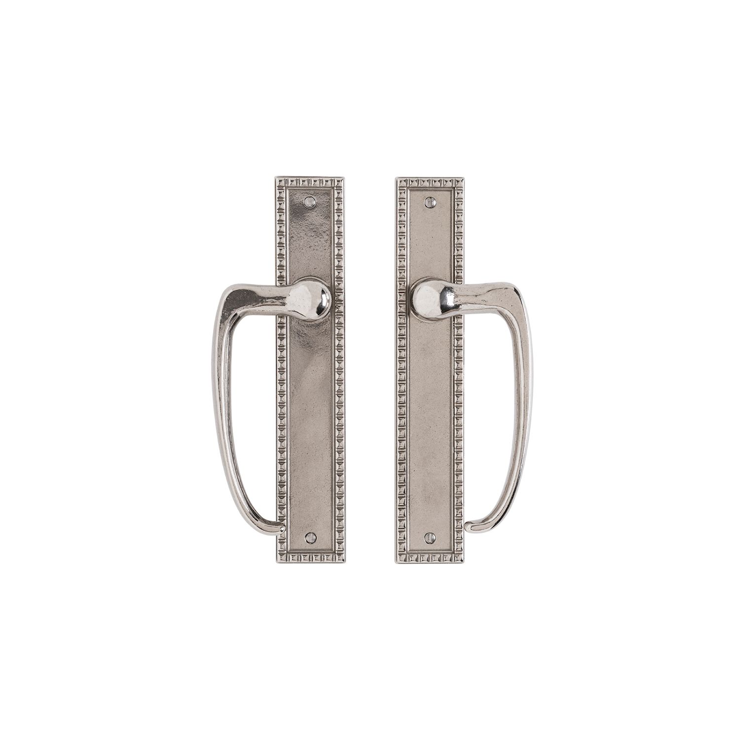 erraje para Puerta Corrediza Corbel Rectangular 2" x 11" (cilindro perfil) — Rocky Mountain Hardware bronce macizo