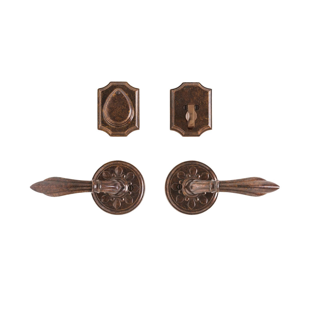 uego de Entrada Bordeaux redondo 3 1/4" — Rocky Mountain Hardware bronce macizo