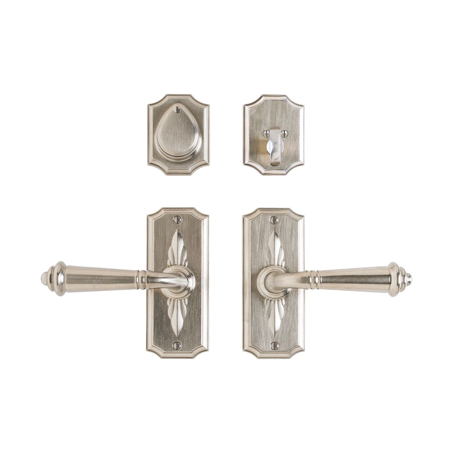 uego de Entrada Bordeaux 2 1/2" x 6" — Rocky Mountain Hardware bronce macizo