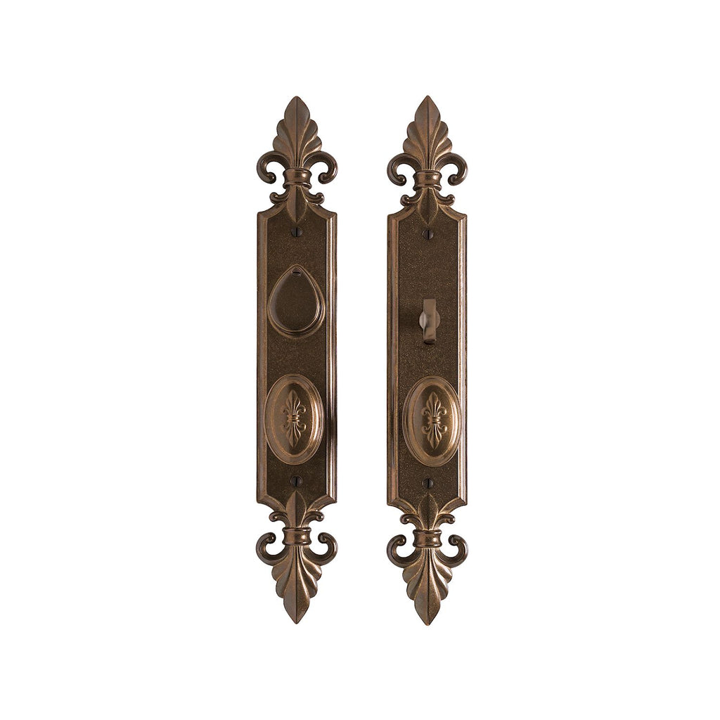uego de Entrada Bordeaux 2 1/2" x 16 7/16" — Rocky Mountain Hardware bronce macizo