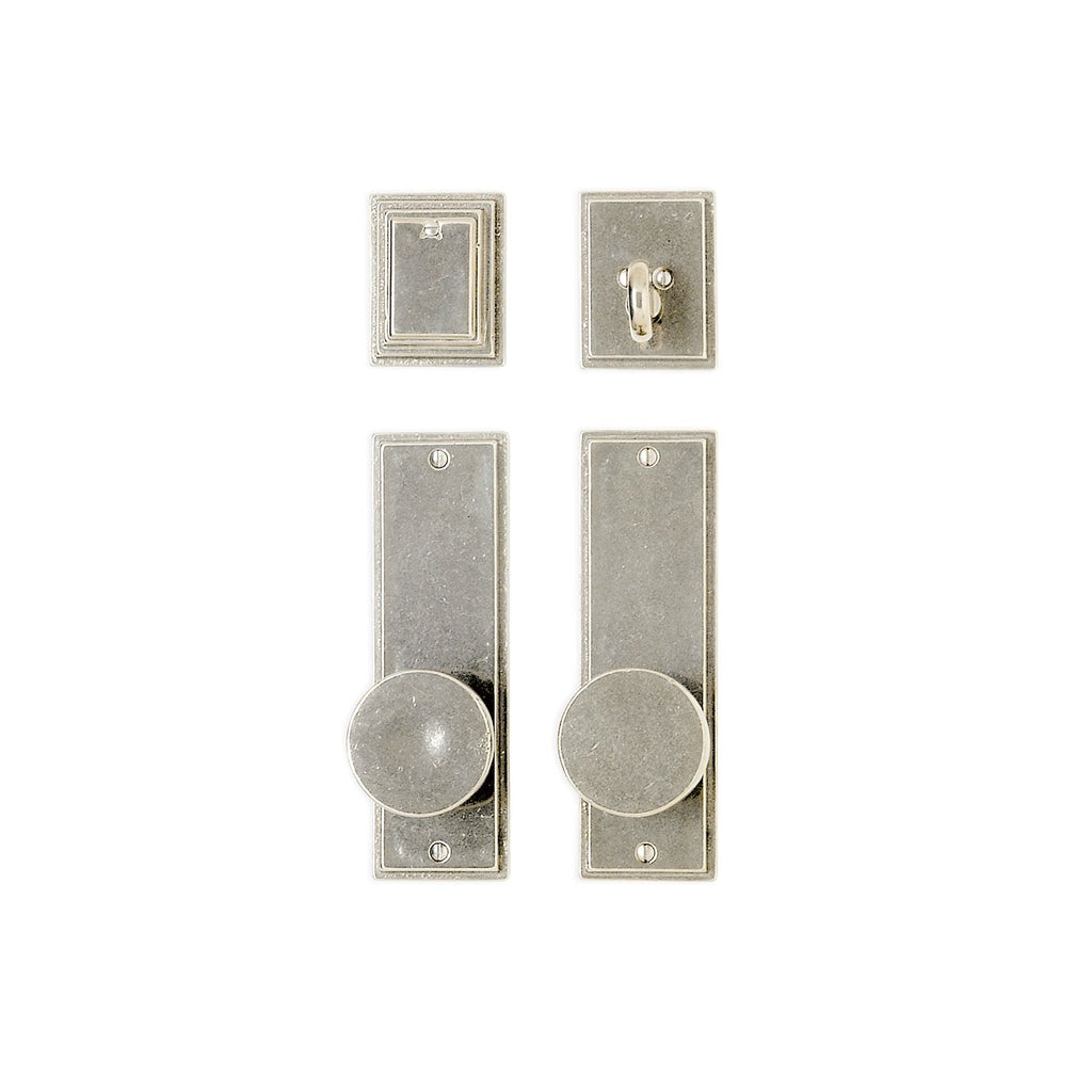 uego de Entrada Stepped 2 1/2" x 8" — Rocky Mountain Hardware bronce macizo