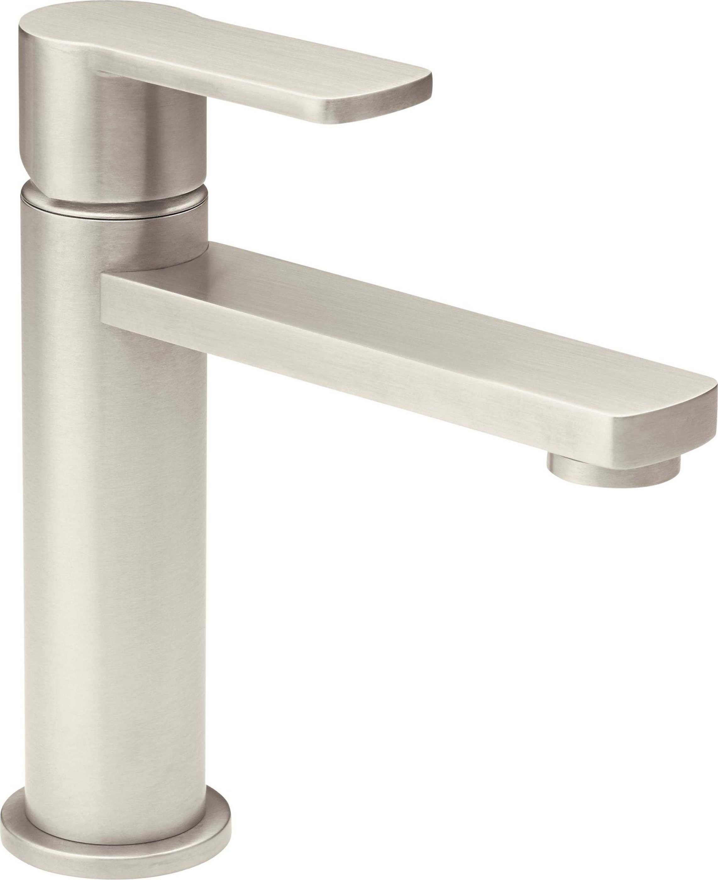 California Faucets Arpeggio Llave de Lavabo de Un Solo Orificio - Níquel Satinado