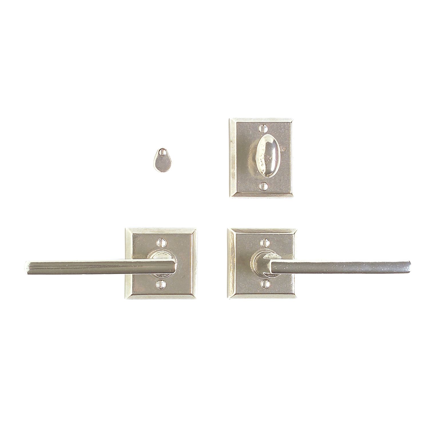 uego Interior Cuadrado 2 5/8" — Rocky Mountain Hardware bronce macizo
