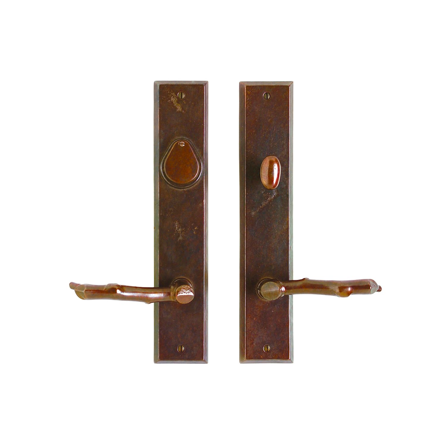 uego de Entrada Rectangular 2 1/2" x 13" — Rocky Mountain Hardware bronce macizo