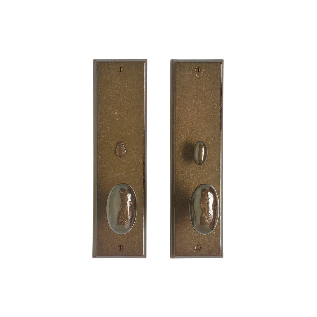 uego Interior Rectangular 3 1/2" x 13" — Rocky Mountain Hardware bronce macizo