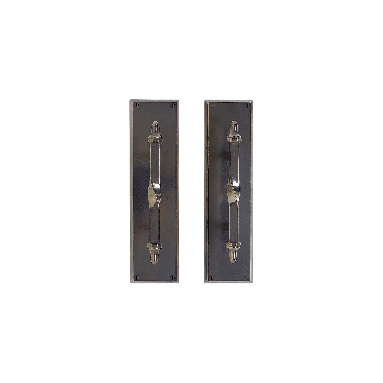 uego Empujar y Jalar Rectangular 3 1/2" x 13" — Rocky Mountain Hardware bronce macizo