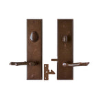 erraje para Portón Rectangular con Cerrojo 3 1/2" x 13" — Rocky Mountain Hardware bronce macizo