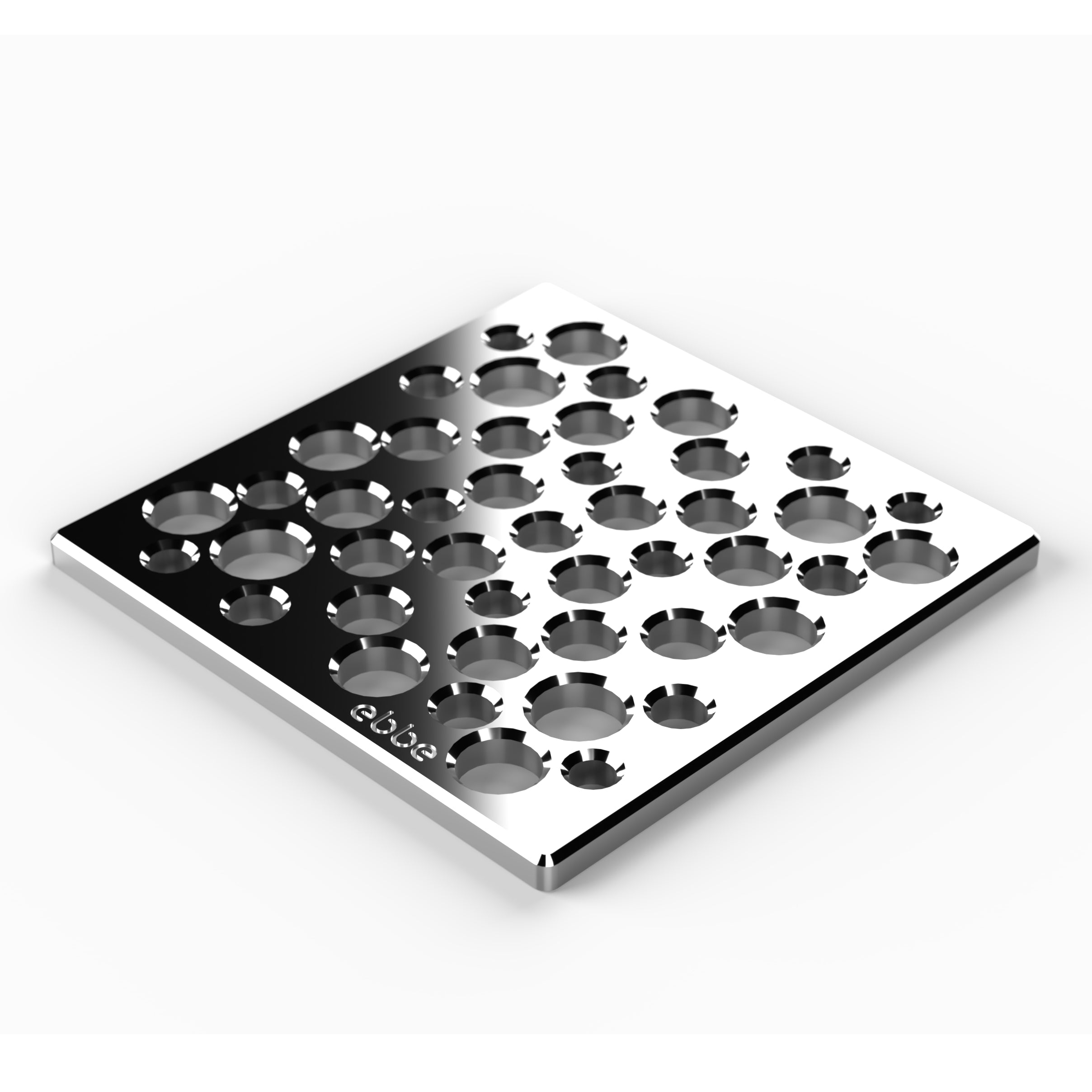 Ebbe Rejilla Decorativa Bubbles en acero inoxidable