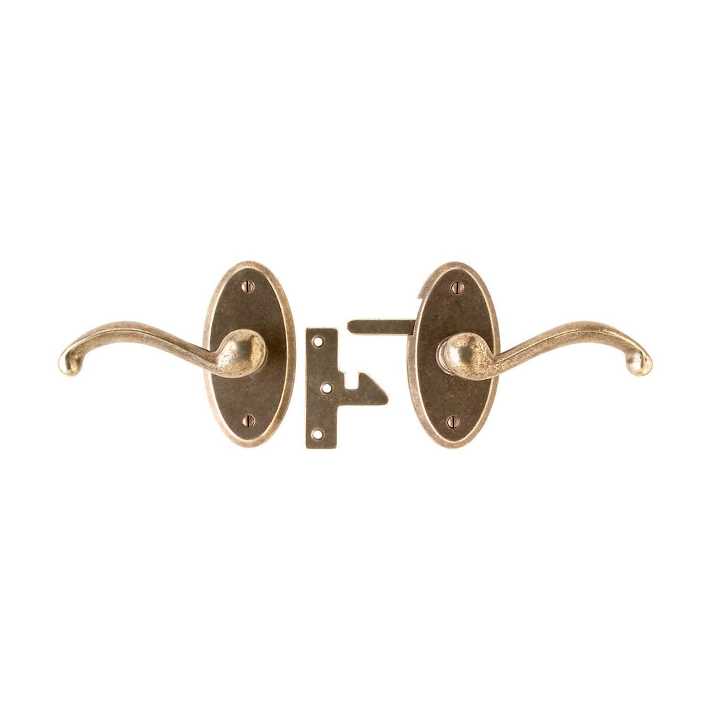 erraje para Portón Round y Oval oval 2 5/8" x 5 1/4" — Rocky Mountain Hardware bronce macizo