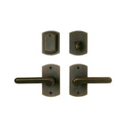 uego de Entrada Curved 2 1/2" x 4 1/2" — Rocky Mountain Hardware bronce macizo