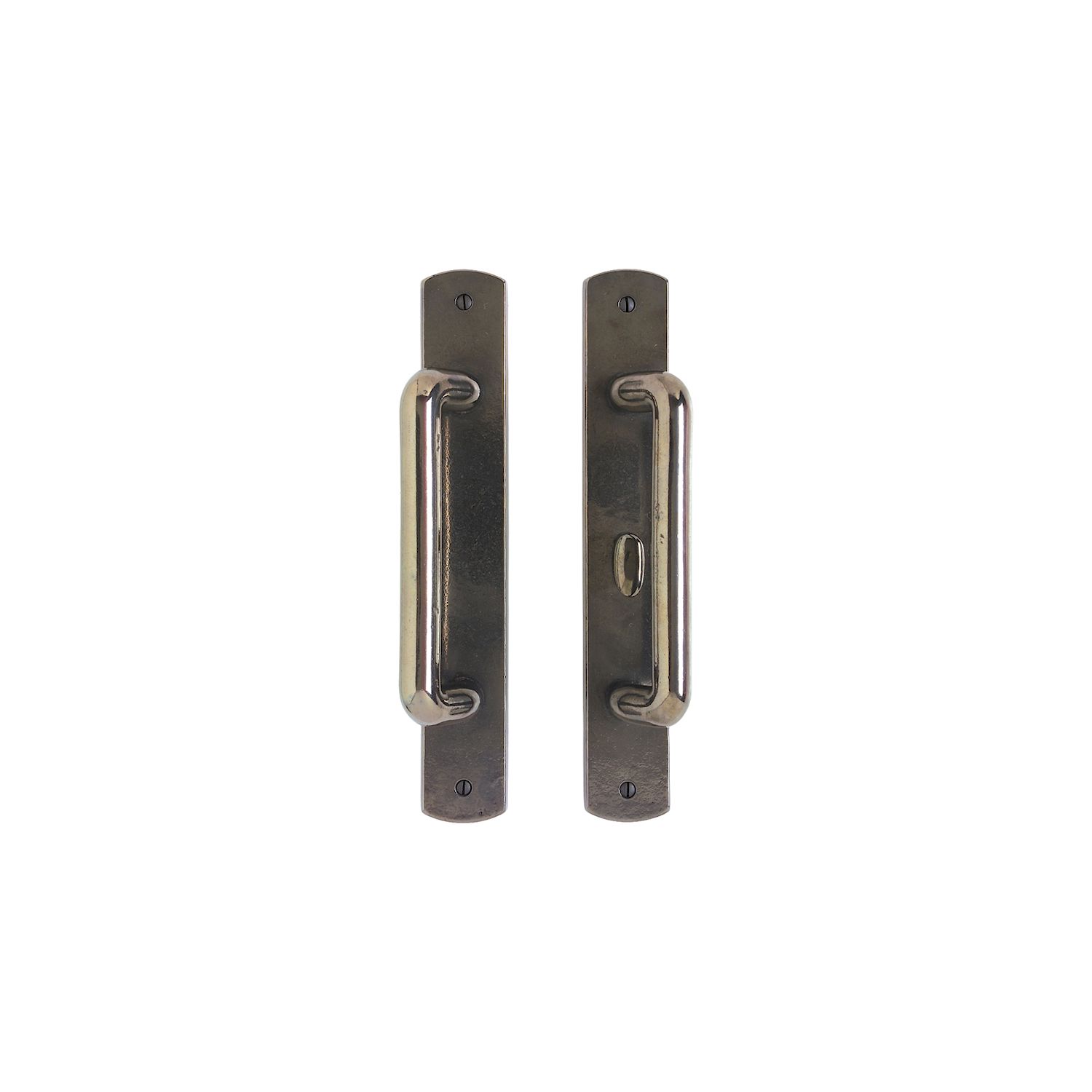 erraje para Puerta Corrediza Curved 1 3/4" x 11" — Rocky Mountain Hardware bronce macizo