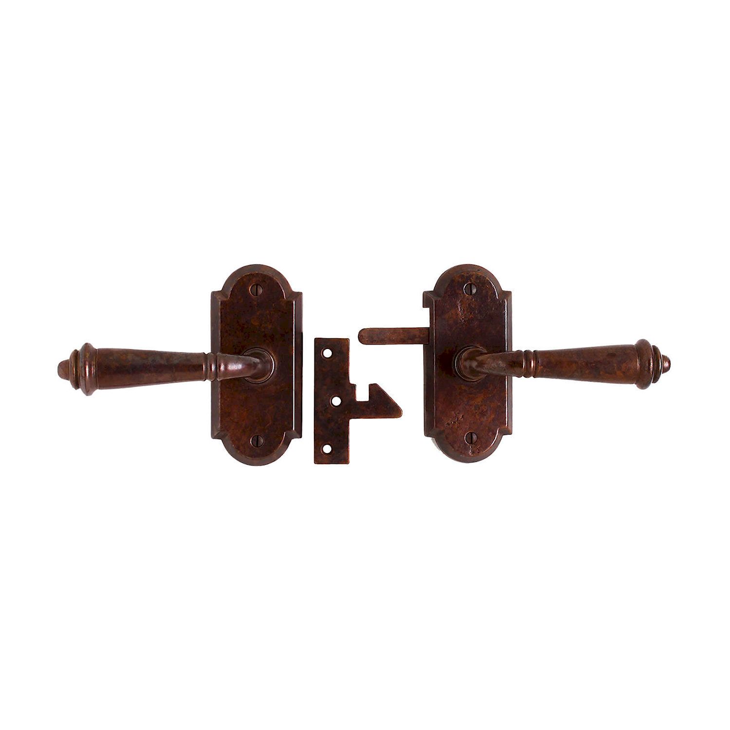 erraje para Portón Arched 2 1/2" x 5 1/2" — Rocky Mountain Hardware bronce macizo