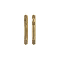 erraje para Puerta Corrediza Arched 1 3/8" x 11" (cilindro americano) — Rocky Mountain Hardware bronce macizo