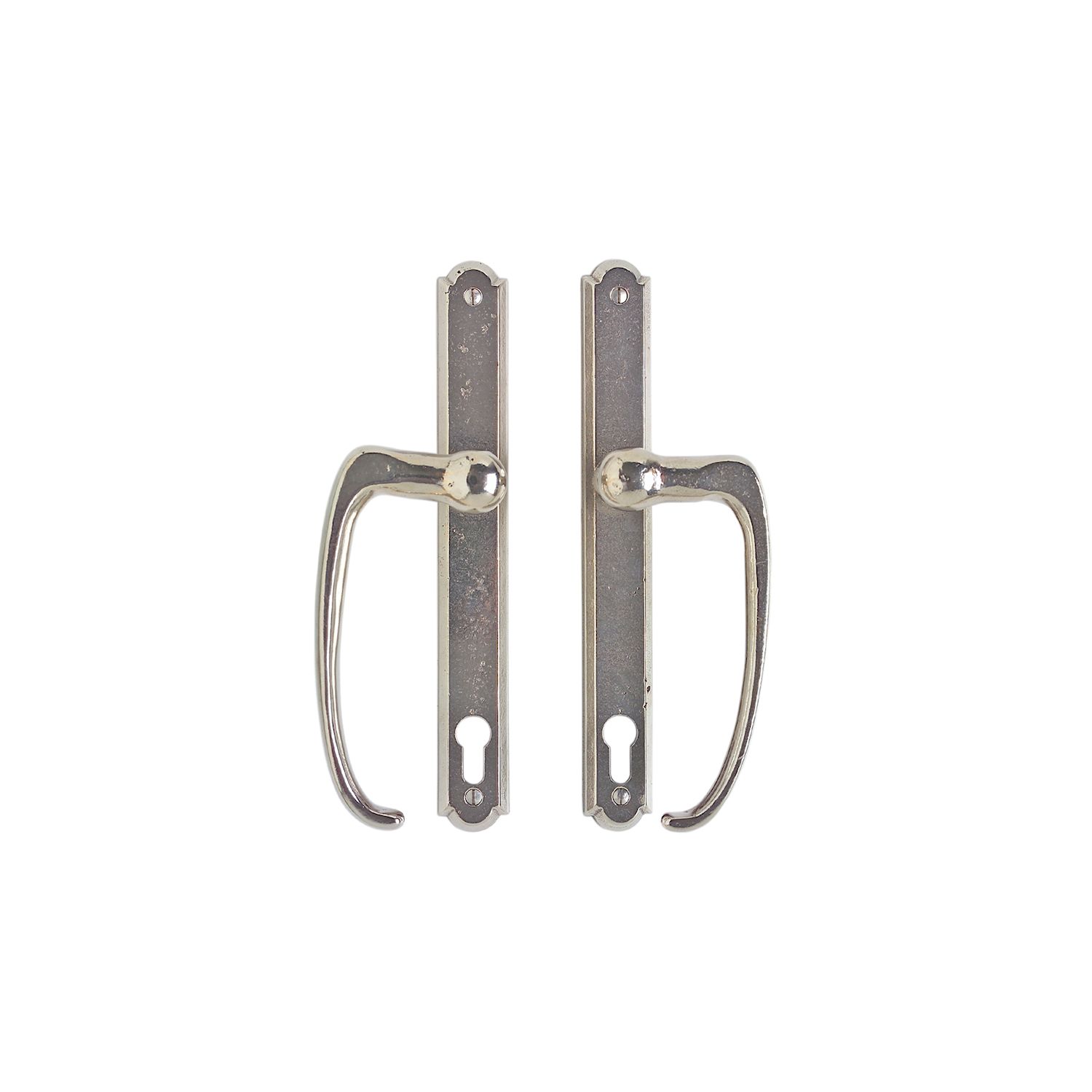 erraje para Puerta Corrediza Arched 1 3/8" x 11" (cilindro perfil) — Rocky Mountain Hardware bronce macizo