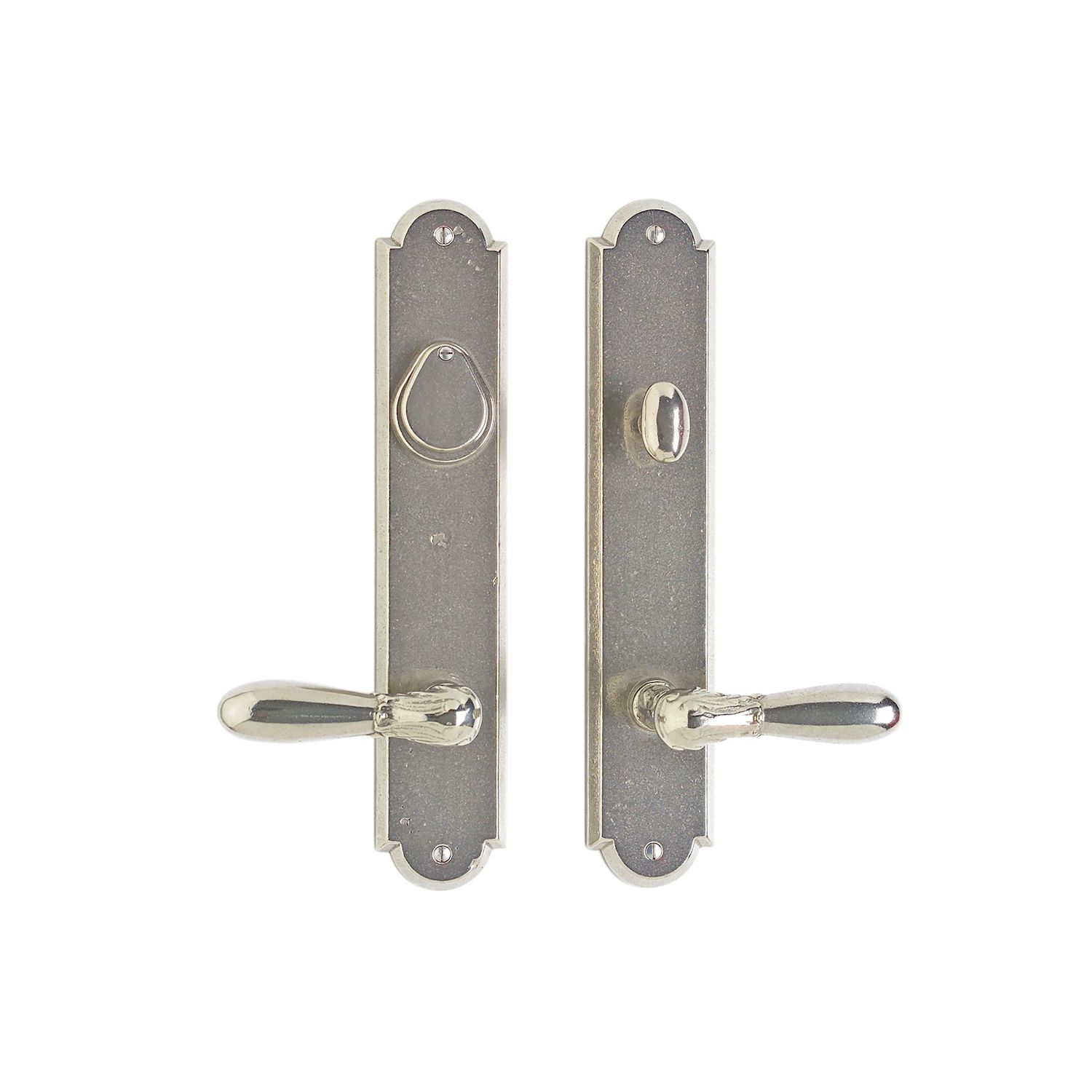 uego de Entrada Arched 2 1/2" x 13" — Rocky Mountain Hardware bronce macizo