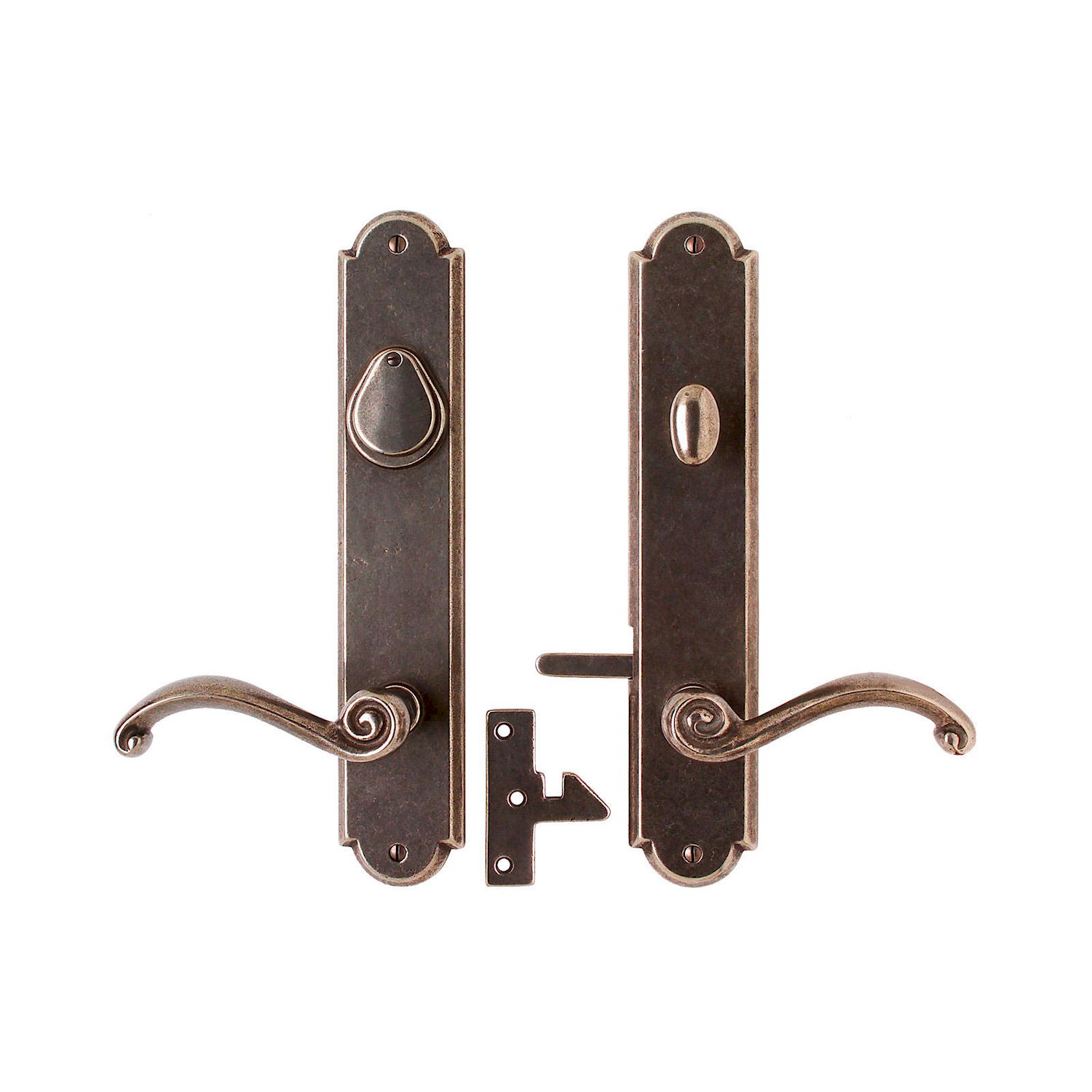 erraje para Portón Arched 2 1/2" x 13" — Rocky Mountain Hardware bronce macizo