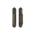 erraje para Puerta Corrediza Arched 2 1/2" x 13" — Rocky Mountain Hardware bronce macizo