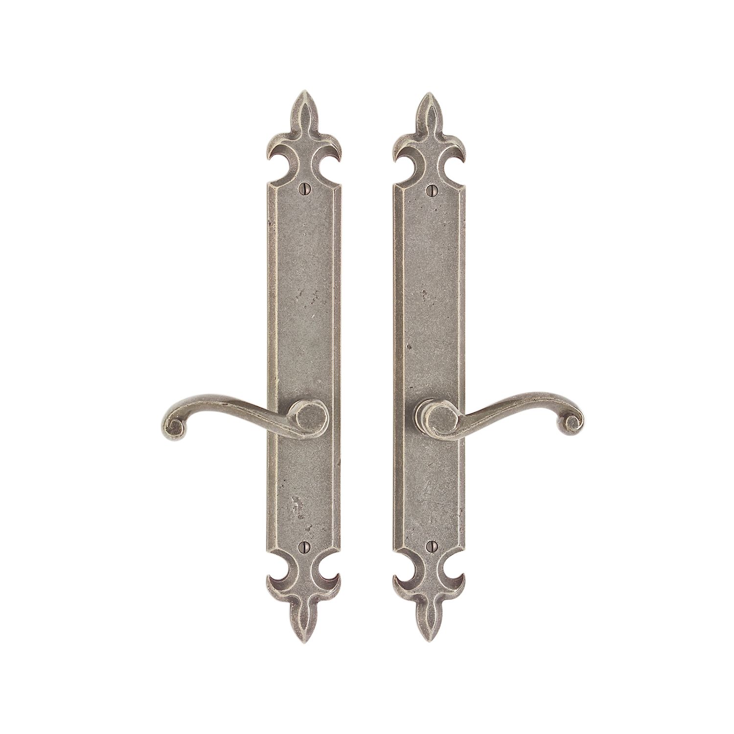 uego Interior Fleur de Lis 2" x 15" — Rocky Mountain Hardware bronce macizo