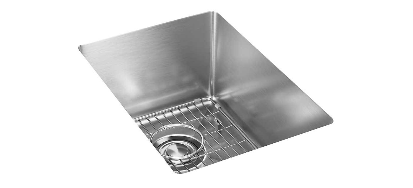 Elkay Tarja Crosstown® Calibre 18 Acero Inoxidable 13-1/2" x 18-1/2" x 9" de Un Tazón Bajo Cubierta Bar (Kit) — vista de producto
