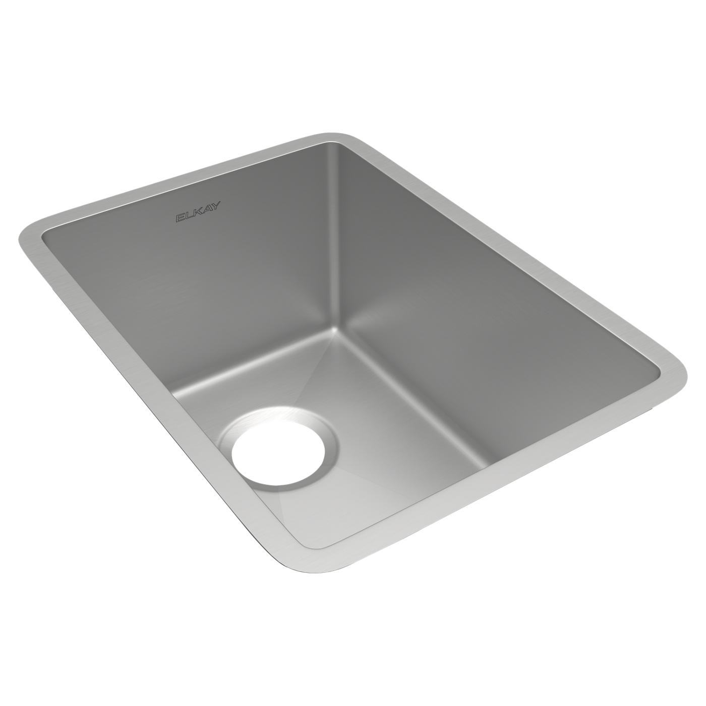 Elkay Tarja Crosstown® Calibre 18 Acero Inoxidable 13-1/2" x 18-1/2" x 9" de Un Tazón de Bar Bajo Cubierta — vista de producto