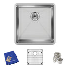 Elkay Tarja Crosstown® Calibre 18 Acero Inoxidable 18-1/2" x 18-1/2" x 9" de Un Tazón Bajo Cubierta (Kit) — vista de producto