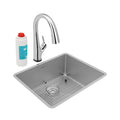 Elkay Tarja Crosstown® Calibre 18 Acero Inoxidable 22-1/2" x 18-1/2" x 9" de Un Tazón Bajo Cubierta (Kit con Llave Filtrada) — vista de producto
