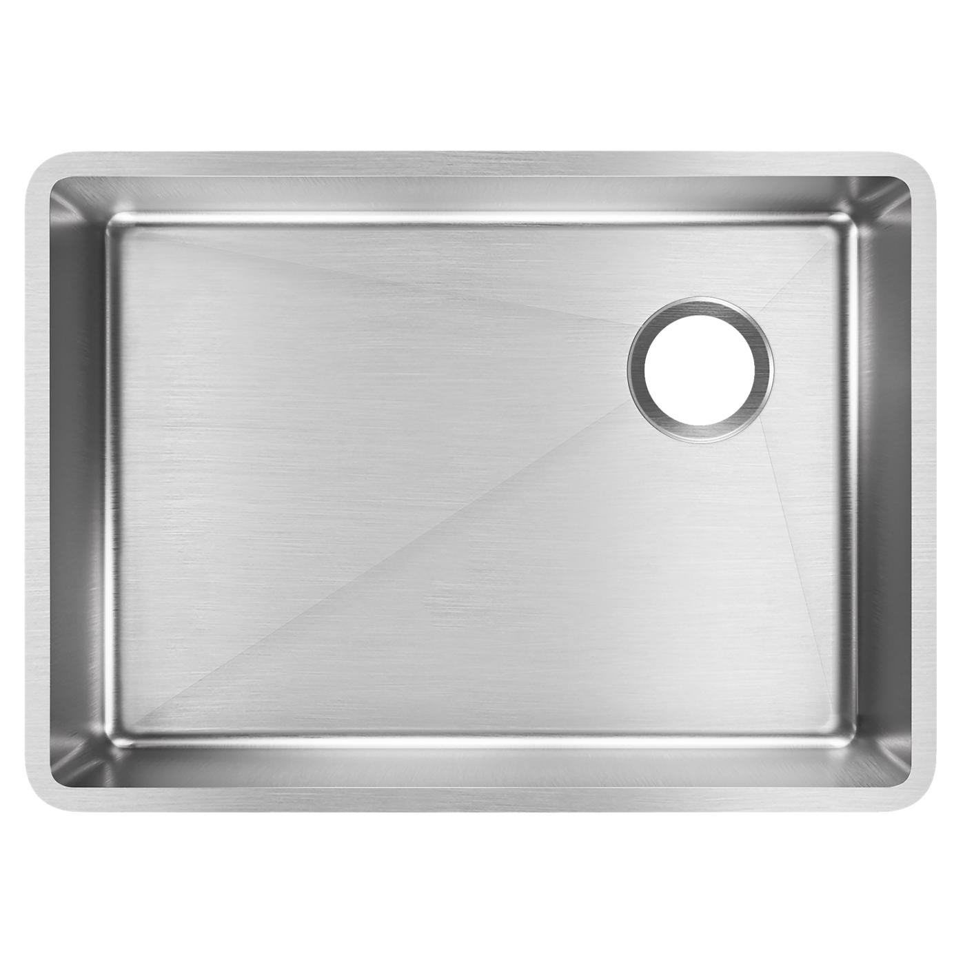 Elkay Tarja Crosstown® Calibre 18 Acero Inoxidable 25-1/2" x 18-1/2" x 9" de Un Tazón Bajo Cubierta — vista de producto